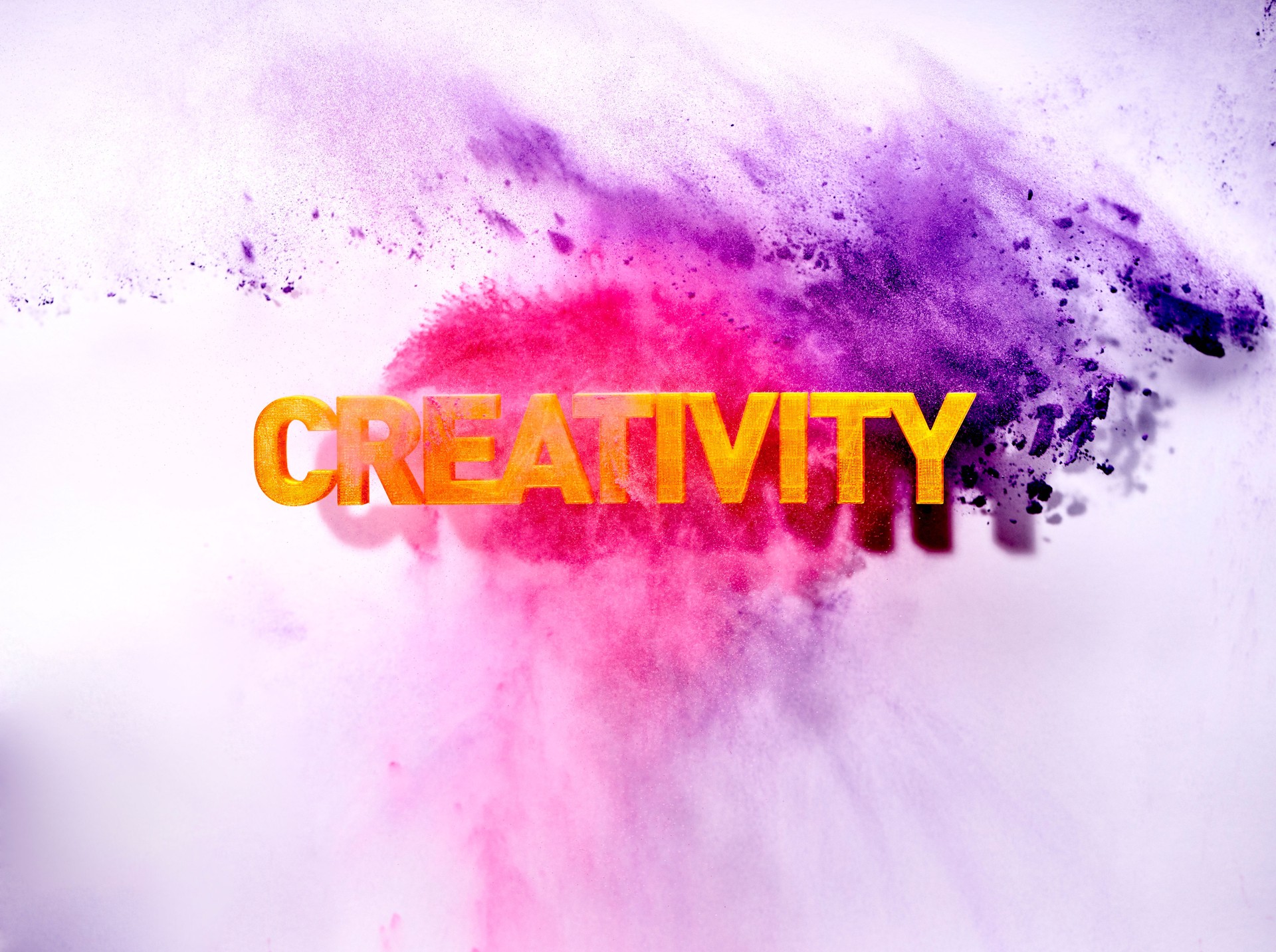 Orange Colored Creativity blast
